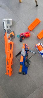 Lotje Nerf pistolen, Ophalen