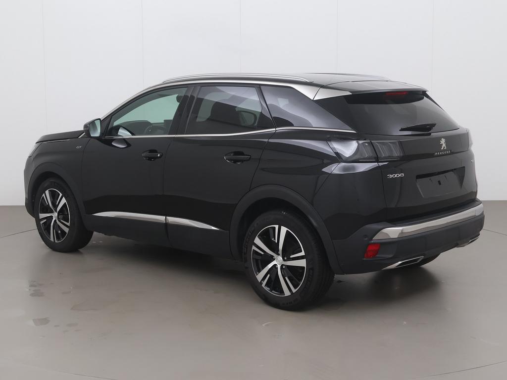 Peugeot 3008 puretech gt 130 AT, Auto's, Peugeot, Automaat, Elektrische buitenspiegels, Zwart, Bedrijf