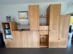 Grote massieve eiken boekenkast/wandmeubel – maatwerk, Antiek en Kunst, Ophalen