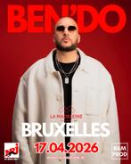 2 entrées pour le concert de BEN'DO le 17/04 à Bruxelles, Tickets & Billets, Mars