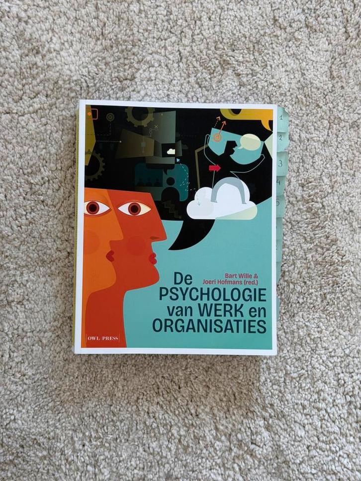 Bart Wille - De psychologie van werk en organisatie, Boeken, Psychologie, Ophalen