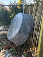 Vijver met bak voor waterplanten in te zetten, Ophalen, Gebruikt