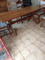 Table salle a manger, 150 à 200 cm, Cinq personnes ou plus, Comme neuf, Enlèvement