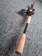 Ultimate baitcaster met gevlochten draad + aasje, Ophalen