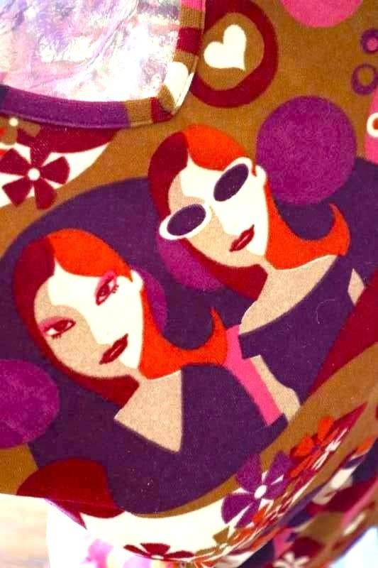 prachtig bijzonder portret T-shirt, Overige kleuren, Ophalen of Verzenden, Les Filles, Gedragen