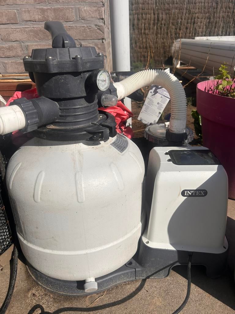 Intex sx2800 zandfilter + warmtepomp 6kw + extra intexpomp, Tuin en Terras, Zwembad-toebehoren, Ophalen, Zo goed als nieuw, Filter
