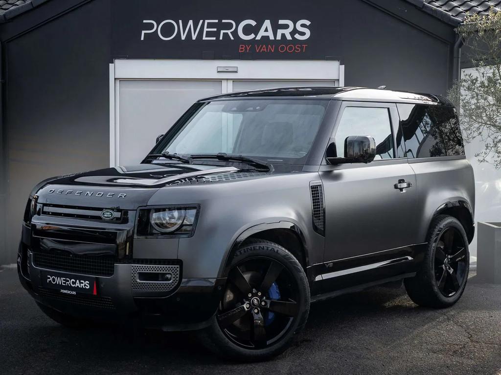 Land Rover Defender 90 5.0 V8 P525 | Carpathian Edition | BT, Cuir, Argent ou Gris, Achat, Euro 6