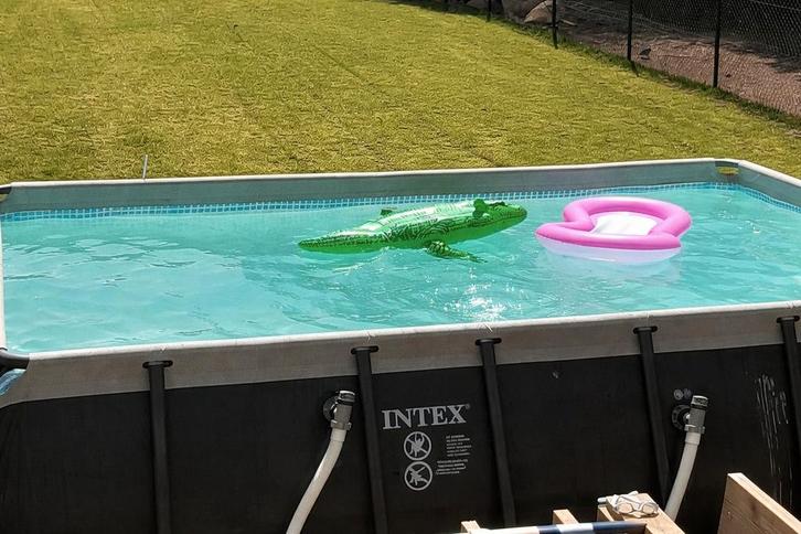 Intex zwembad 549x274x132 incl warmtepomp, Jardin & Terrasse, Piscines, Enlèvement