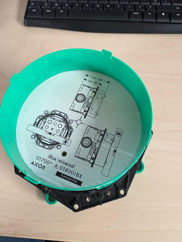 Ibox universal Coprs encastrer Hansgrohe, Ophalen of Verzenden, Nieuw, Douche