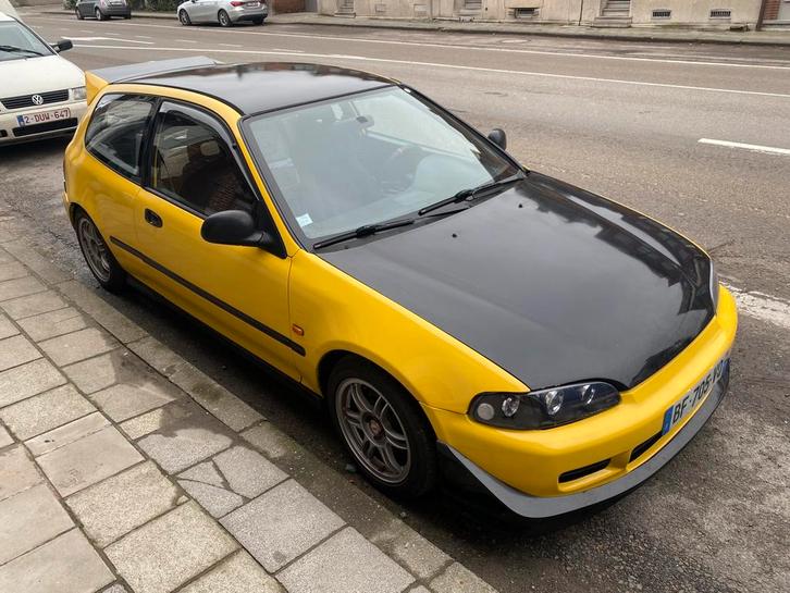 Honda civic eg ( style spoon ), Auto's, Honda, Particulier, Civic, Benzine, Rood, Zwart, Ophalen