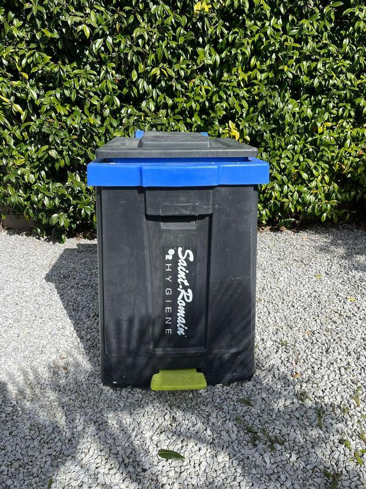 Rolcontainer - Grote afvalbak, Huis en Inrichting, Woonaccessoires | Prullenbakken, Gebruikt, Kunststof, Met pedaal, Ophalen