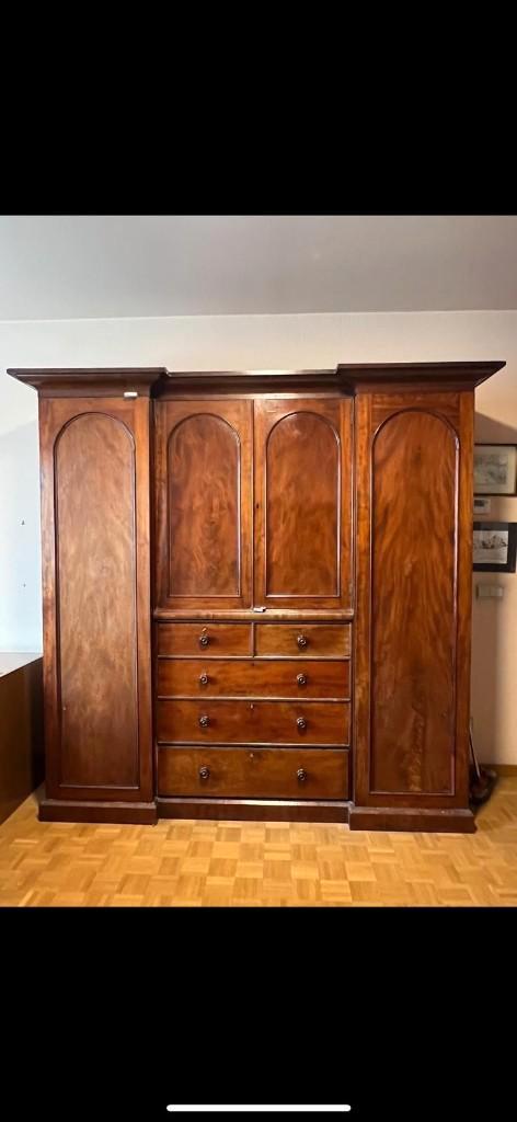 Prachtig 19e-eeuws Victoriaans Art Deco kersenhouten meubel, Antiek en Kunst, Antiek | Meubels | Kasten, Ophalen