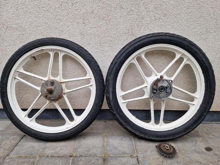 Set Honda Camino Grimeca velgen, Vélos & Vélomoteurs, Pièces de cyclomoteur | Général, Utilisé, Autres types, Enlèvement