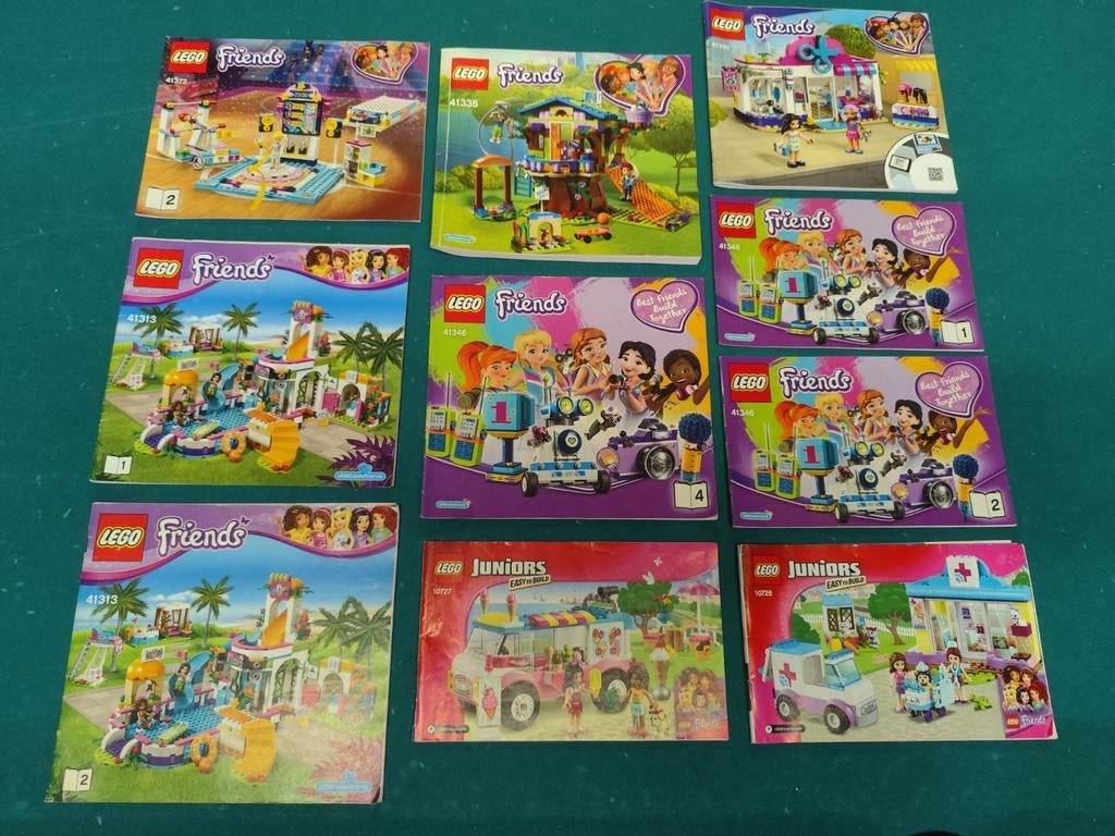 10 livrets d'instructions Lego Friends, Enfants & Bébés, Jouets | Duplo & Lego, Enlèvement ou Envoi, Autres types, Lego, Friends
