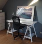 buro met stoel, Huis en Inrichting, Bureaus, Ophalen, Gebruikt, Bureau