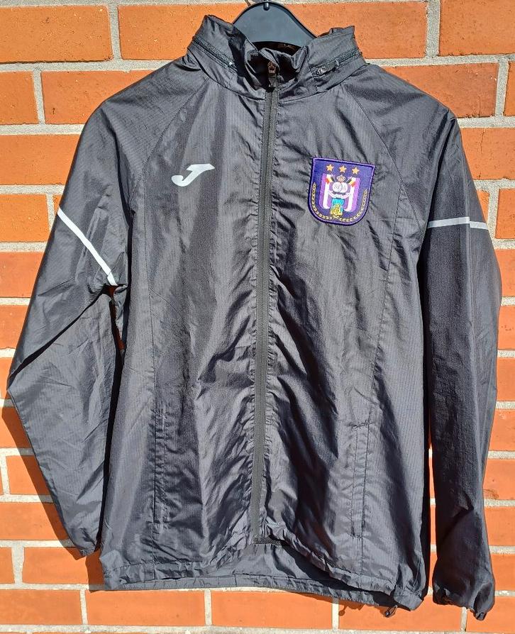 Imperméable du RSC Anderlecht, Sports & Fitness, Football, Comme neuf, Autres types, Taille S, Enlèvement ou Envoi