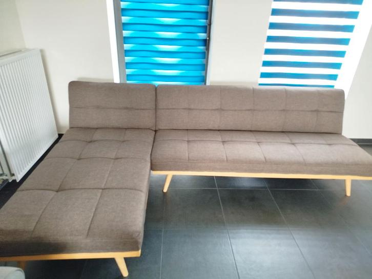 Canapé convertible avec méridienne, Maison & Meubles, Canapés | Salons, Comme neuf, Banc d'angle, Quatre personnes ou plus, 250 à 300 cm