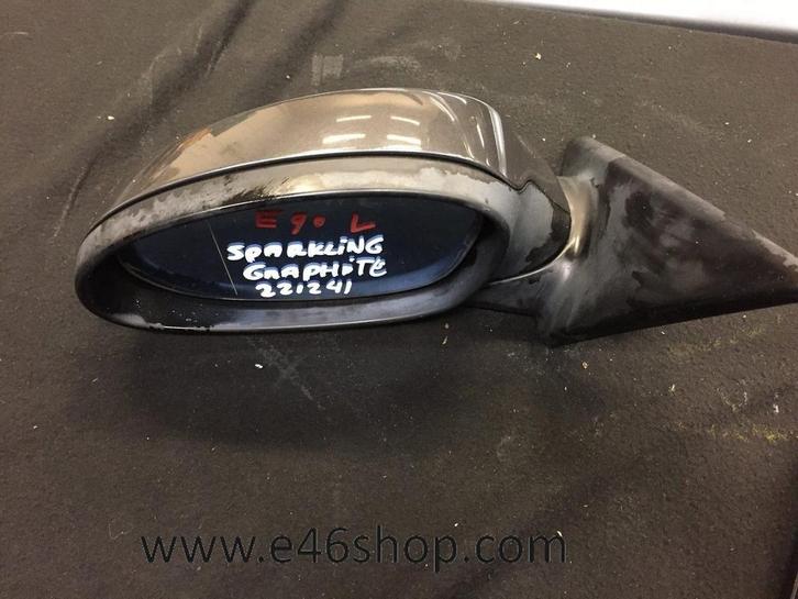 Spiegel BMW E90 E91 Sparkling Graphite, Autos : Pièces & Accessoires, Rétroviseurs, BMW, Utilisé, Enlèvement ou Envoi