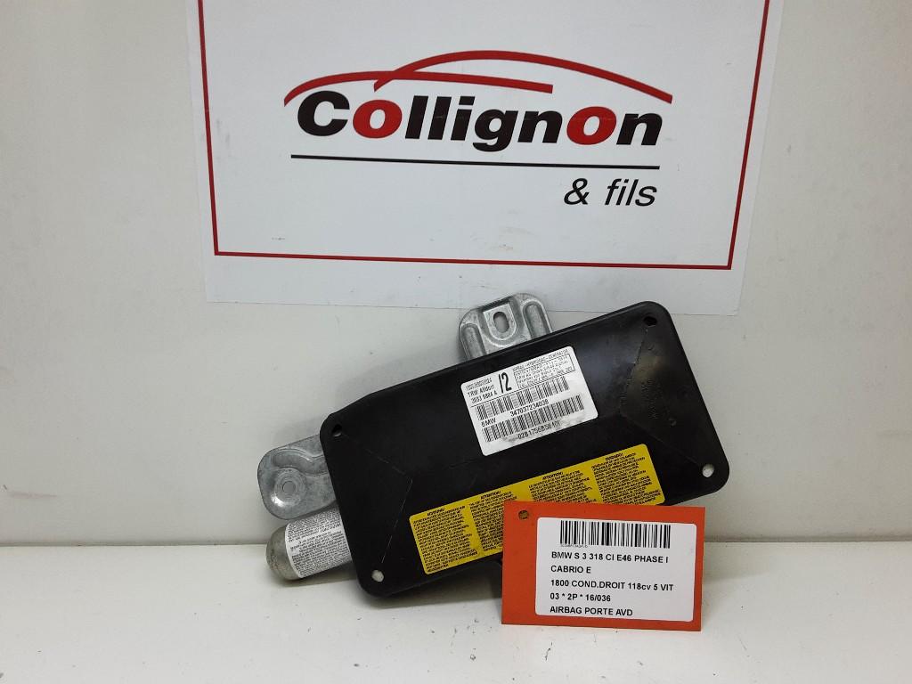 AIRBAG PORTE AVANT DROITE BMW 02 Cabriolet (114C), Utilisé, BMW