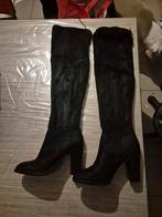 Overknie laarzen maat 41, Kleding | Dames, Ophalen, Hoge laarzen, Zwart, Zo goed als nieuw