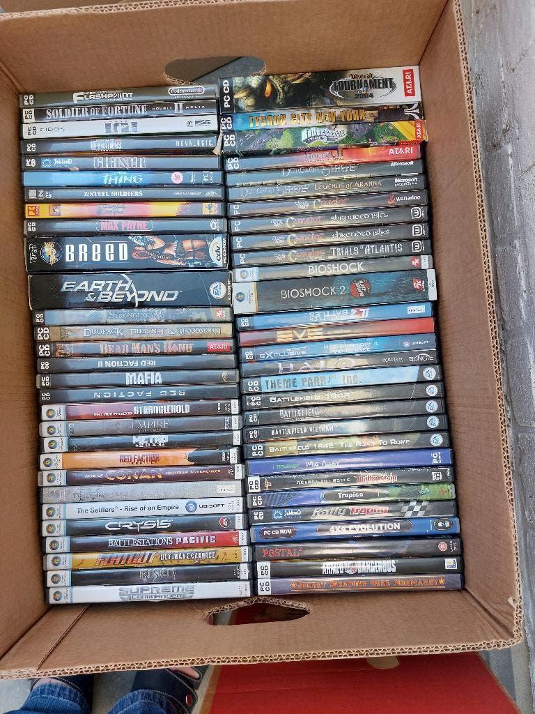 pc games allerhande, Ophalen, Gebruikt, Overige genres, Eén computer