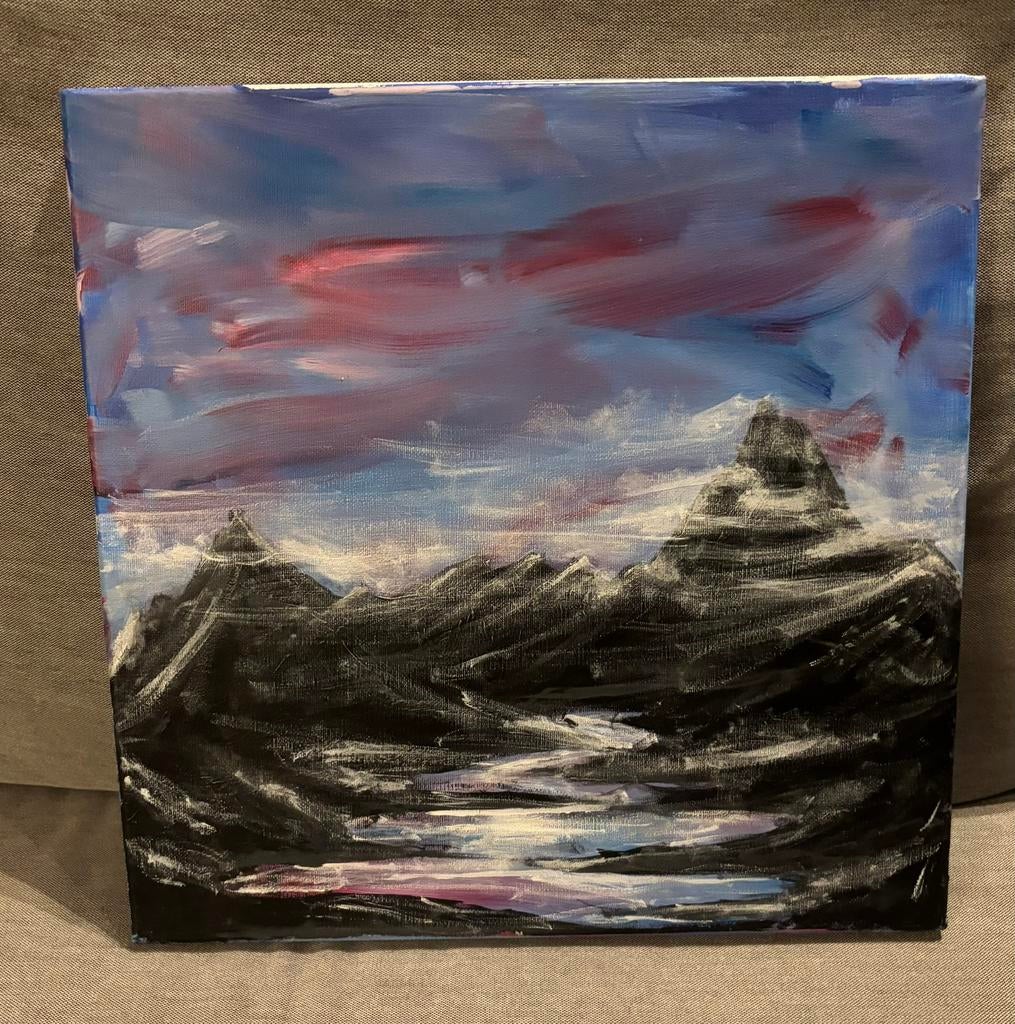 Schilderij landschap, Enlèvement