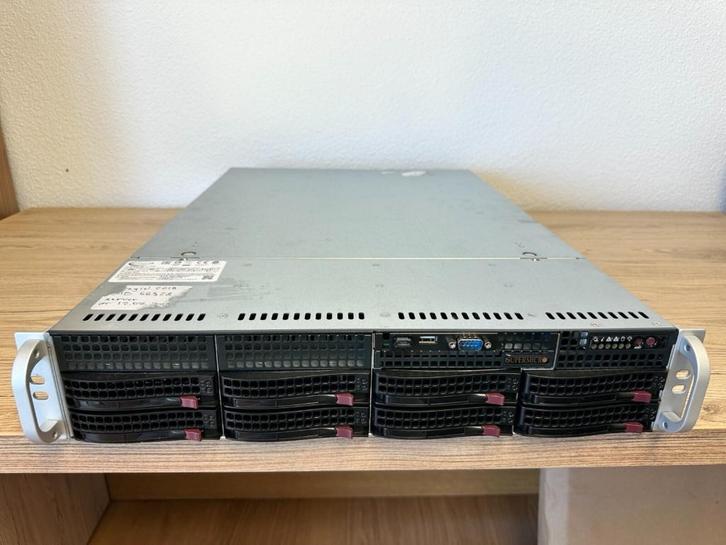 Supermicro SuperServer 6028U-TR4T+, Computers en Software, Servers, Gebruikt, 2 tot 3 Ghz, 128 GB, Hot swappable onderdelen, Ophalen