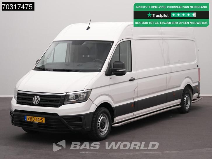 Volkswagen Crafter 140pk Automaat L4H3 Airco Camera Euro6 L3, Auto's, Bestelwagens en Lichte vracht, Bedrijf, Te koop, Achteruitrijcamera