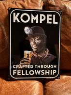 Emaille bord kompel, Verzamelen, Ophalen of Verzenden