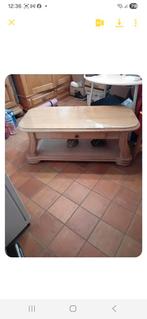 Table de salon en chêne caligene L120 P55 H45, Enlèvement