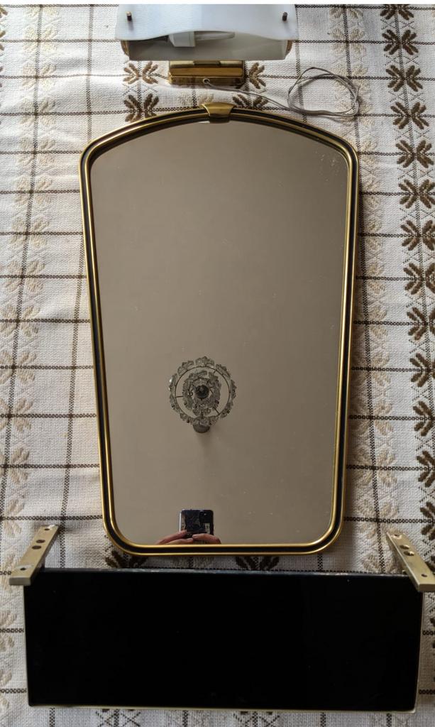 Vintage spiegel, Ophalen of Verzenden