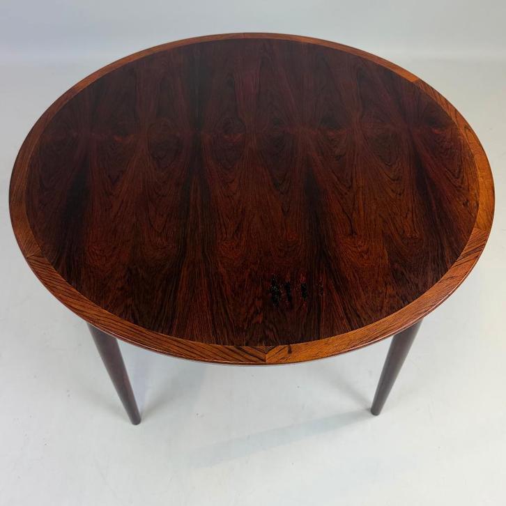 Ronde salontafel van Rio-palisander, Antiek en Kunst, Antiek | Meubels | Tafels, Verzenden