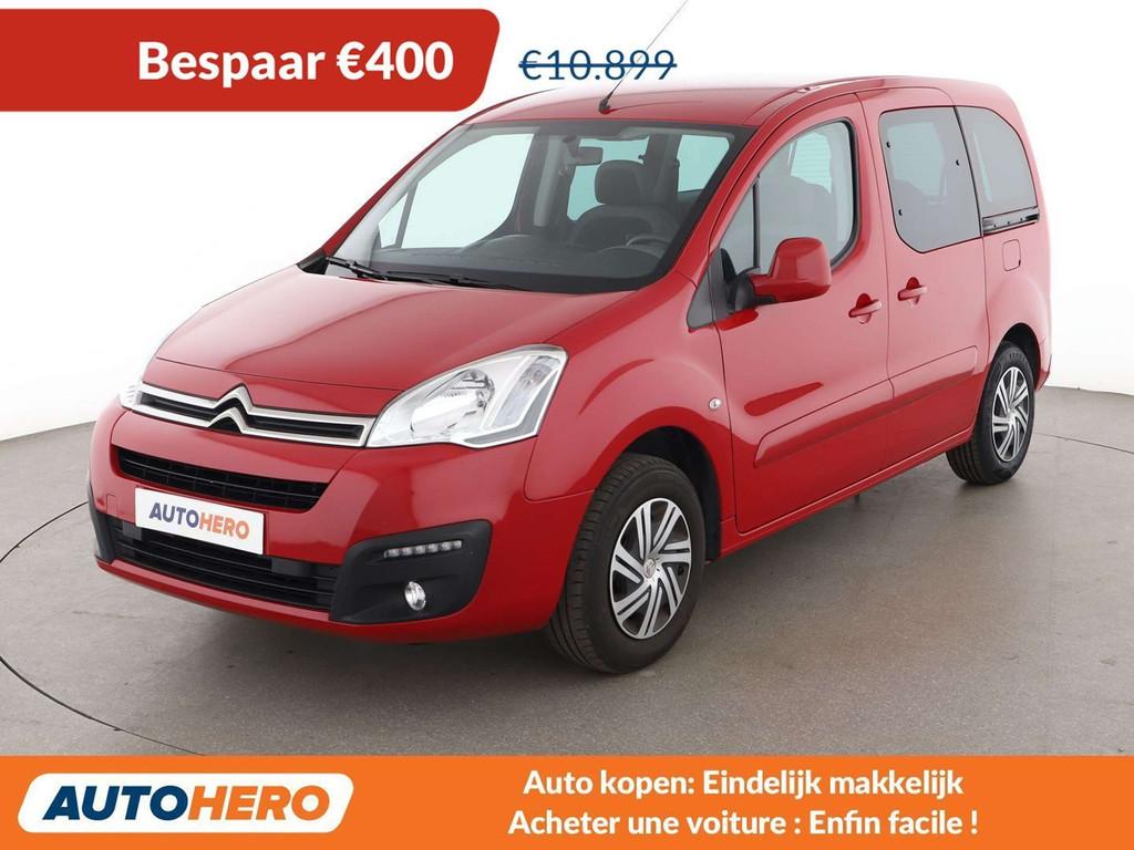 Citroën Berlingo 1.6 Feel (bj 2016), Voorwielaandrijving, Stof, Gebruikt, Zwart