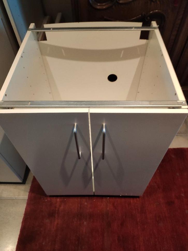 Ikea Method keukenkasten, ronde lavabo met  kraan, ventiel, Huis en Inrichting, Keuken | Keukenelementen, Zo goed als nieuw, Minder dan 100 cm