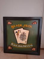 Tableau de pub relief en bois authentique Black Jack, Enlèvement ou Envoi