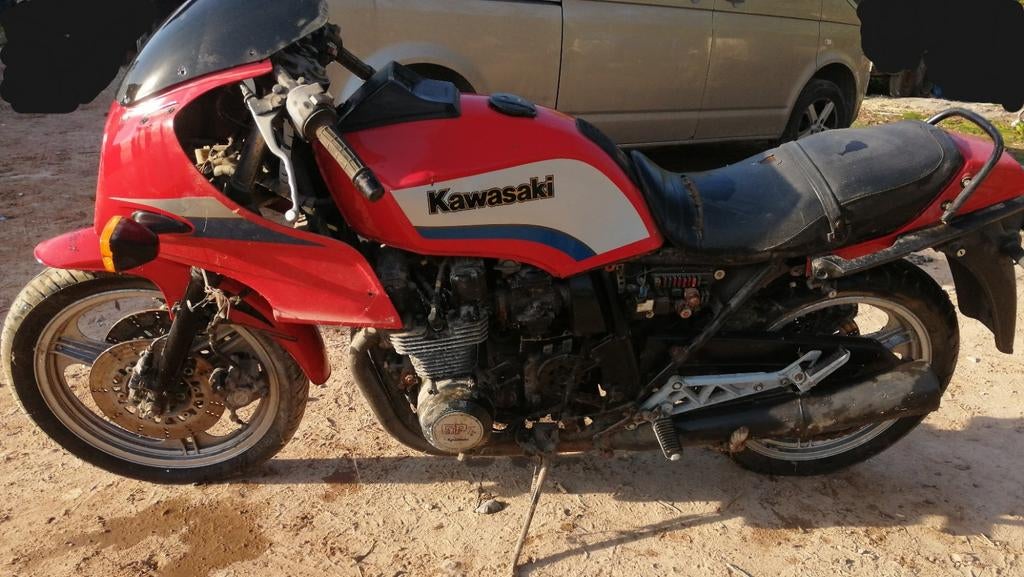 Kawasaki Gpz ZX 750A schuurvondst, Motoren, 750 cc, 4 cilinders, Gebruikt, Particulier