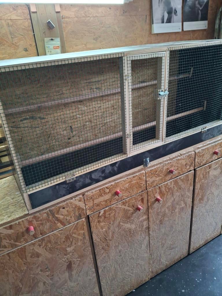 Nieuw vogelkooi, Dieren en Toebehoren, Ophalen, Nieuw, Hout, Vogelkooi