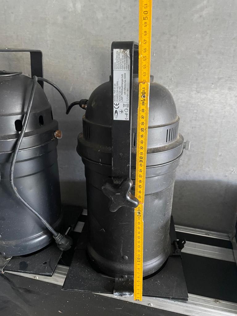 Par64 zwart, Muziek en Instrumenten, Ophalen, Zo goed als nieuw