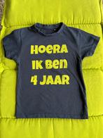 Tshirt ik ben 4 jaar, Kinderen en Baby's, Kinderkleding | Maat 104, Ophalen, Zo goed als nieuw, Shirt of Longsleeve