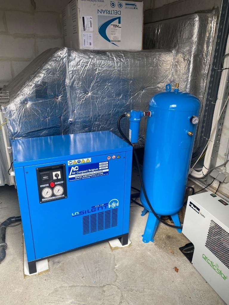 Geluidsarme compressor 3pk, Ophalen, 10 bar of meer, Nieuw, 25 tot 100 liter