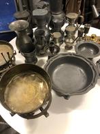 Antieke tinnen kommen kannen, Ophalen