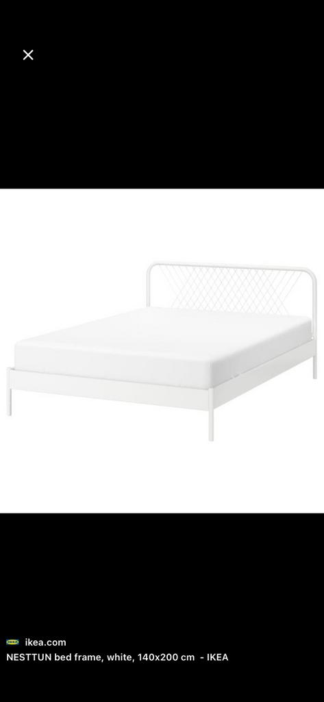 Bed ikea nesttun exclusief matras, Ophalen, Zo goed als nieuw