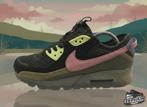 Nike Air Max 90 TerraScape 'Black/Elemental Pink' EU44 2022, Kleding | Heren, Schoenen, Zwart, Nike, Ophalen of Verzenden, Sneakers