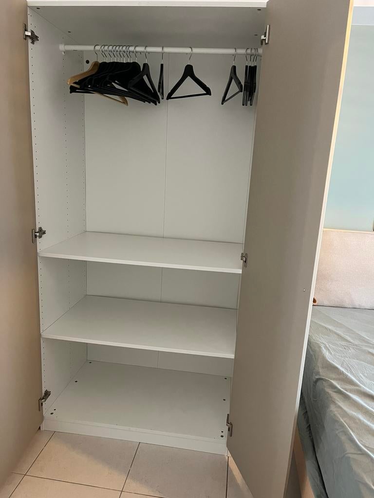 Garde robe Pax avec porte couleur beige, Ophalen, Zo goed als nieuw