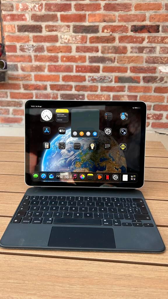 Ipad Air 11” 4de gen 256GB Wifi Cellular magic keyboard, Computers en Software, Apple iPads, Apple iPad Air, 11 inch, Ophalen of Verzenden