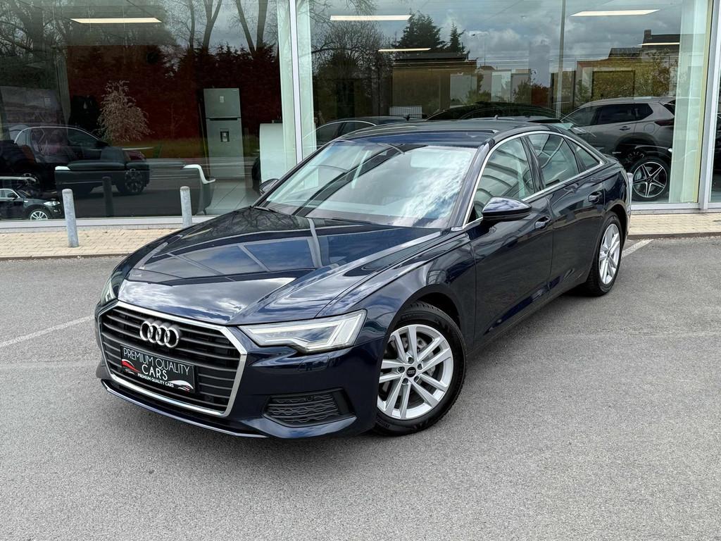 Audi A6 KEYLESS / CARPLAY / LEDER / CAMERA / ZETELVERWARMING, Auto's, Automaat, 4 deurs, USB, Gebruikt