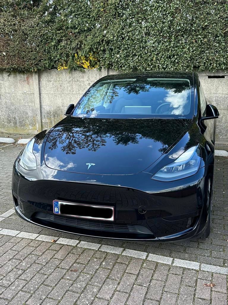 Tesla model Y 2024, Auto's, Automaat, 4 deurs, Zwart, Zwart