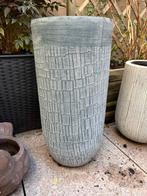 Pots pour plantes., Jardin & Terrasse, Rond, Pierre, Comme neuf, Enlèvement
