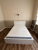 Ikea malm bed, Huis en Inrichting, Slaapkamer | Bedden, Ophalen, Zo goed als nieuw, 200 cm, 140 cm