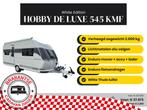 Hobby De Luxe 545 KMF White Edition Actiepakket, Caravans en Kamperen, Caravans, Overige typen, Hobby, Bedrijf, Treinzit